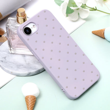 Hoesje Hart Patroon High Quality Silicone Case - iPhone 17e/iPhone 16e - Lila