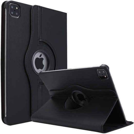 Hoesje iPad Pro 12.9 (2020 - 2022) Smart Stand Tablet Hoes - Zwart
