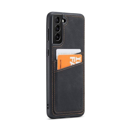 Samsung Galaxy A56 Hoesje met ruimte voor pasjes backover achterkant zwart