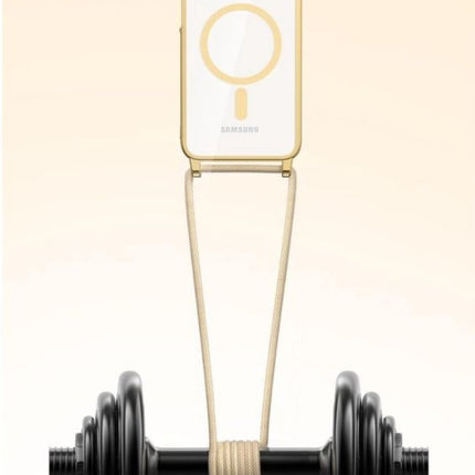 Samsung S25 FE - Magnetic Magsafe Koord Case - Goud