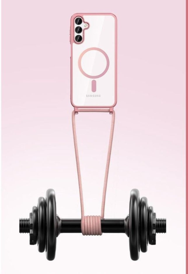 Samsung S25 FE - Magnetic Magsafe Koord Case - Rosegoud