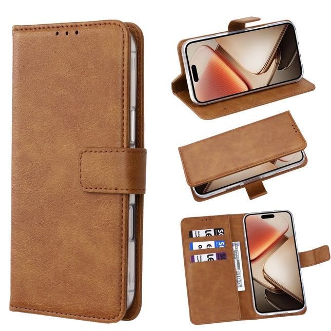 Motorola Moto G67/G67 Power/G77 Hoesje Bookcase Bruin