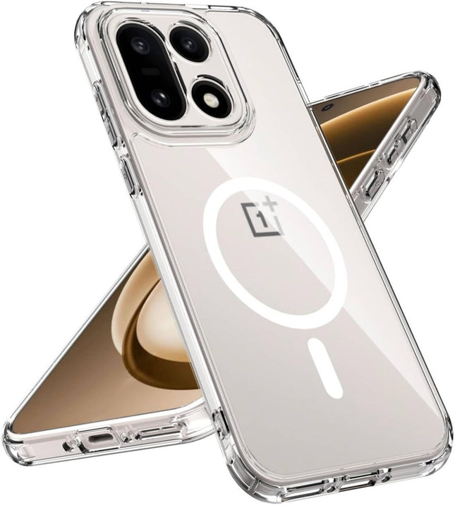 OnePlus 15R Hoesje Shockproof Transparant Magsafe Case