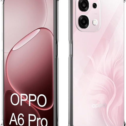 Oppo A6 Pro hoesje antishock doorzichtig clear case