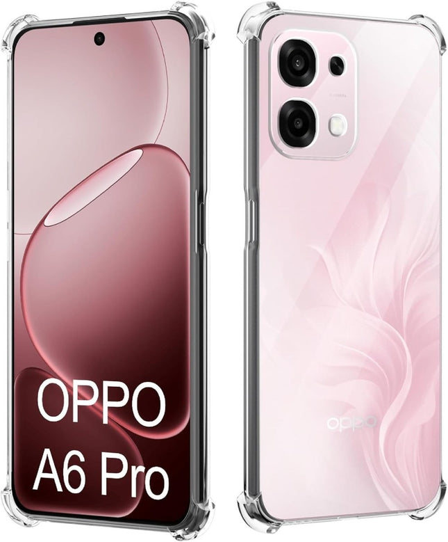 Oppo A6 Pro hoesje antishock doorzichtig clear case