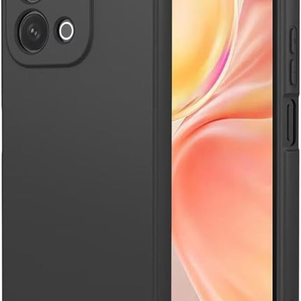 Oppo A6 Pro hoesje backcover zwart gel soft case
