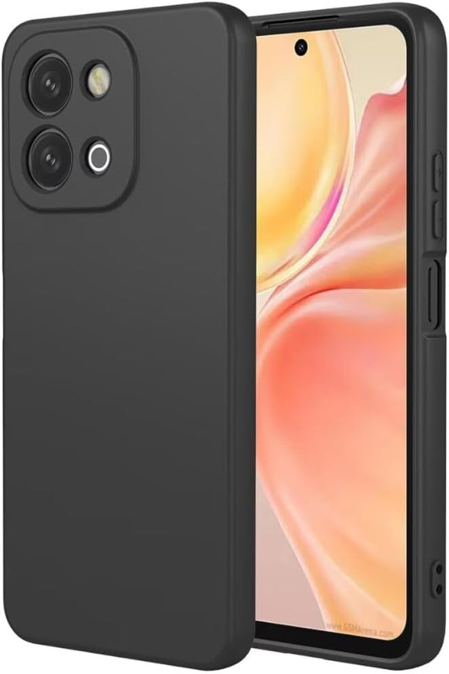 Oppo A6 Pro hoesje backcover zwart gel soft case