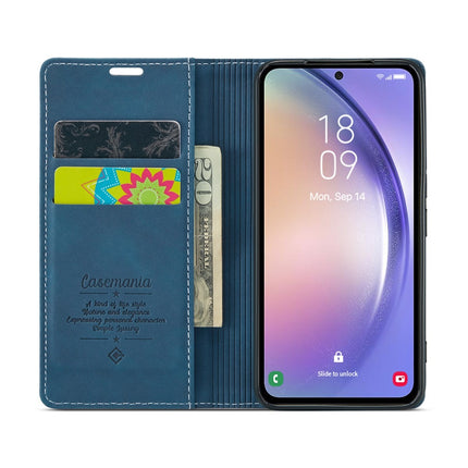 Samsung Galaxy A57 5G Hoesje Slim Case Wallet Donker Blauw