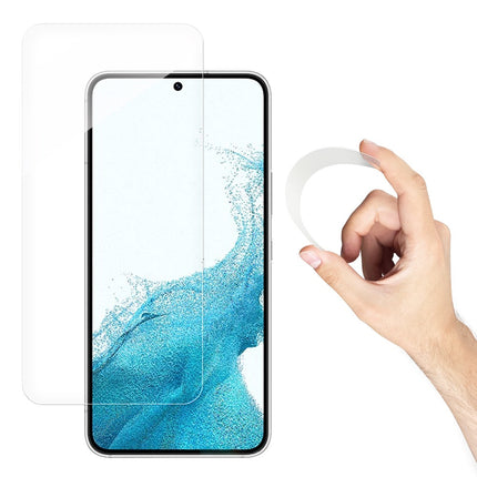 Screenprotector voor Samsung Galaxy S22+ (S22 Plus) S23+ (S23 Plus) Nano Flexi Hybrid Flexible Glass Film