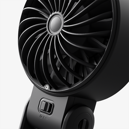 Jisulife Handheld Fan Life7 3600mAh Draagbare USB-ventilator - Zwart