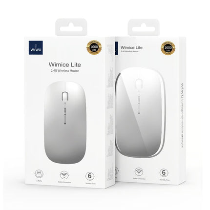 WIWU WM101-C Bluetooth-muis (zilver)