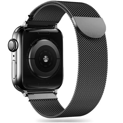 Tech-Protect MilaneseBand voor Apple Watch 4 / 5 / 6 / 7 / 8 / 9 / SE / Ultra 1 / 2 (42/44/45/49 mm) - Zwart
