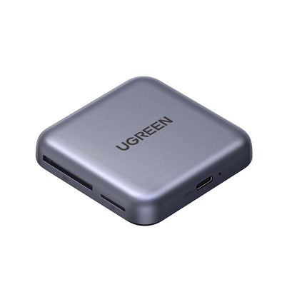 Ugreen magnetische geheugenkaartlezer + 100W PD 3-in-1 oplader - Grijs