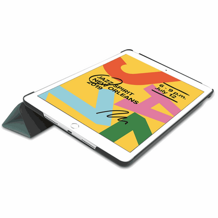 Just in Case iPad 2021 (9th Gen)/2020 (8th Gen)/iPad 2019 (7th Gen) - TriFold Smart Book Case - Green