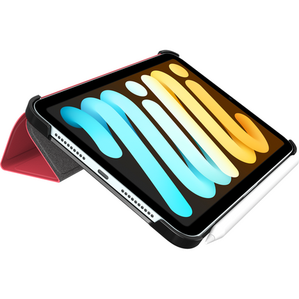 Just in Case iPad Mini 2024 (7th Gen) - TriFold Smart Book Case - Red