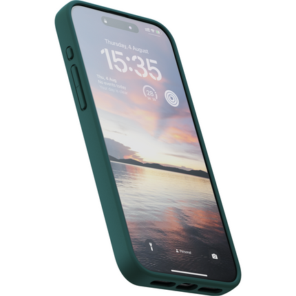 Njord Collections Case iPhone 15 Pro Max - Zalm Leder - Green