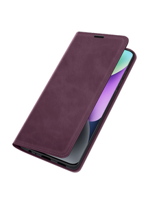 Just in Case iPhone 14 - Magnetic Wallet Case - Purple