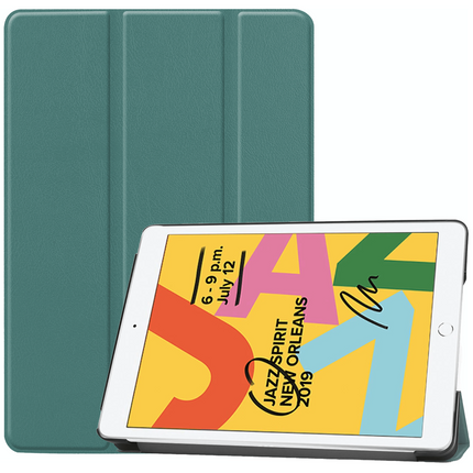 Just in Case iPad 2021 (9th Gen)/2020 (8th Gen)/iPad 2019 (7th Gen) - TriFold Smart Book Case - Green