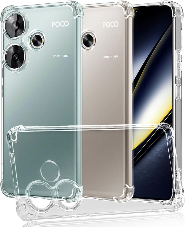 Xiaomi Poco F6 Hoesje Soft Anti Shock Transparant