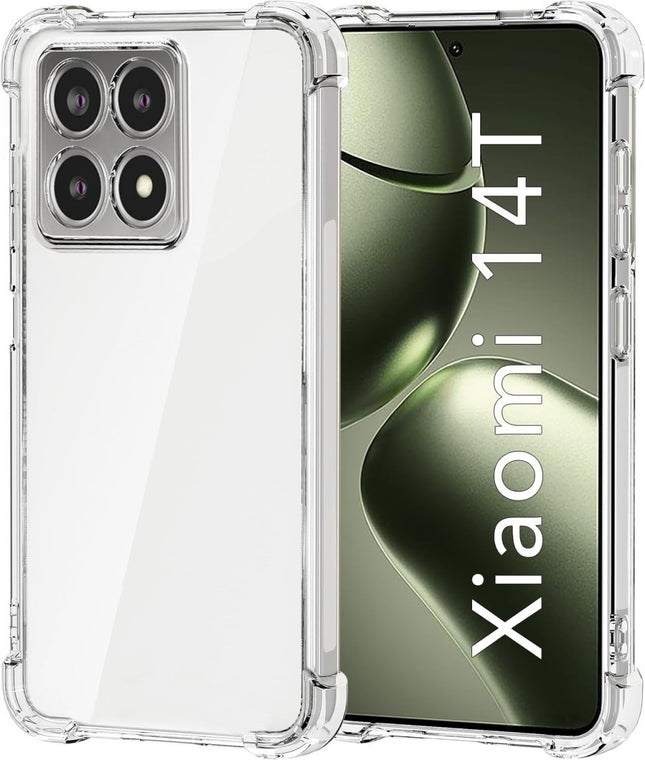 Xiaomi 14T Pro Hoesje Soft Anti Shock Transparant