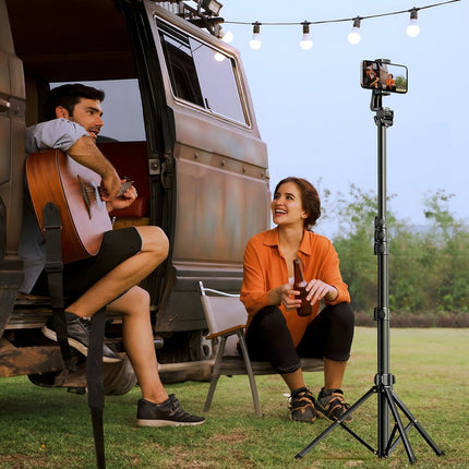 Ugreen LP680 selfiestick met standaard en Bluetooth-afstandsbediening 1,8 m - zwart