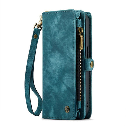 Caseme Case iPhone 15 Pro Max - Multifunctional Wallet - Blue