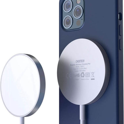 Choetech T517-F Draadloze magnetische MagSafe oplader - Geschikt voor Iphone - Vermogen: 15W - Qi-gecertificeerde Wireless Charger