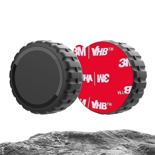 Apple AirTag hoesje, schroefbaar, waterdicht, zelfklevend - zwart - 2 stuks