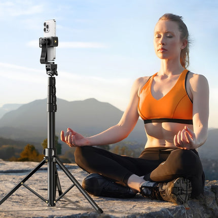 Ugreen LP680 selfiestick met standaard en Bluetooth-afstandsbediening 1,8 m - zwart