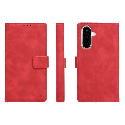Samsung S25 FE 5G / S26 FE 5G  Hoesje Case Wallet Mapje Met ruimte voor Pasjes Rood