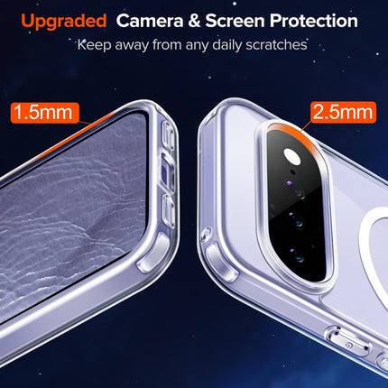 Google Pixel 11 - Casemania Shockproof Magsafe Case - Transparant