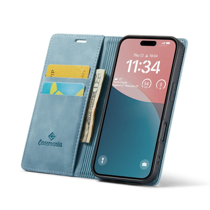 iPhone 17 Air - CaseMania Slim Bookcase - Turquoise hoesje