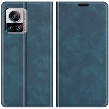 Just in Case Hoesje voor Motorola Edge 30 Ultra – Magnetic Wallet Case – Blauw