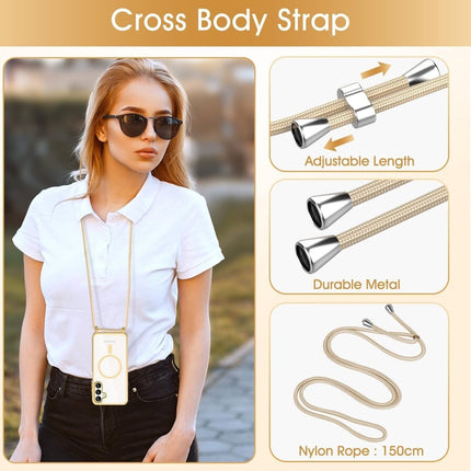 Samsung S25 FE - Magnetic Magsafe Koord Case - Goud