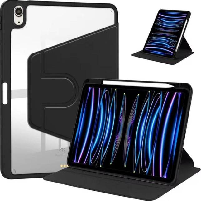 Transparent Acryl Smart Cover- iPad A16/iPad 2022 (10.9 inch 10e Gen) - Zwart
