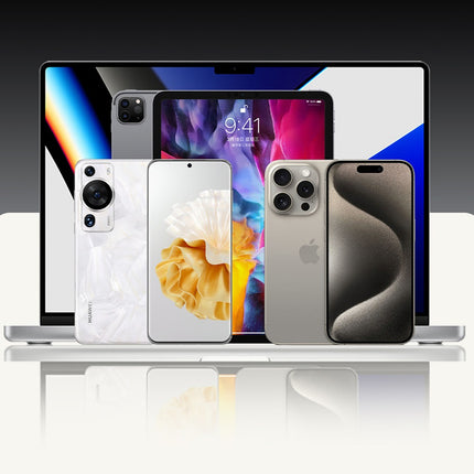 Dudao L20 Pro 4-in-1 USB-A / USB-C - Lightning / USB-C-kabel - Zwart