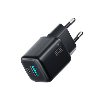 Joyroom JR-TG7 33W USB-A + USB-C wandlader - Zwart