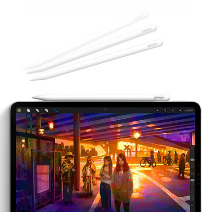 Joyroom JR-X9S Pro actieve stylus met 2 verwisselbare tips - wit
