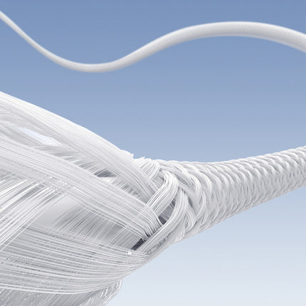 Joyroom S-A28 Flash Series 3A USB-A - USB-C-kabel 2 m - Wit