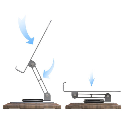 Dudao F17M 360° metalen telefoonstandaard - grijs