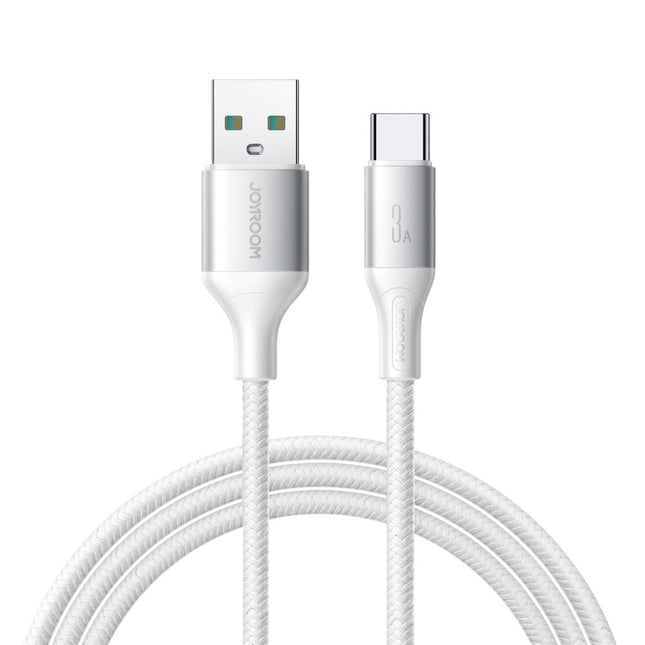 Joyroom S-A28 Flash Series 3A USB-A - USB-C-kabel 2 m - Wit