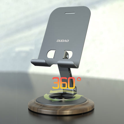 Dudao F17M 360° metalen telefoonstandaard - grijs