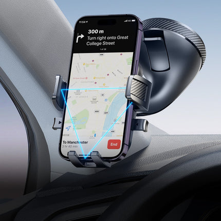 Joyroom JR-OK6 klem telefoonhouder voor glas - zwart