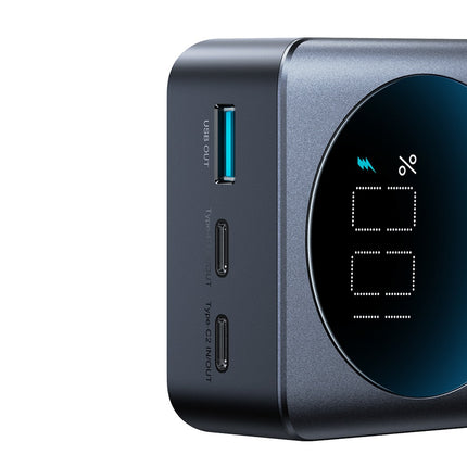 Joyroom JR-PBF05 Pro 30000mAh 65W Powerbank met digitaal display, 2x USB-C en 1x USB-A - Zwart