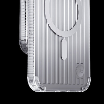 Kingxbar PQY Go Out Series magnetische hoes voor iPhone 14 Plus MagSafe laser kleur