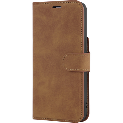 Just in Case PrimeWallet Case - iPhone 15 Pro Max - PU leather Wallet Case - Brown