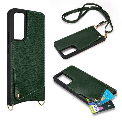 Hoesje shock proof met telefoonketting case koord adjustable mobile Neclace met ruimte voor pasjes