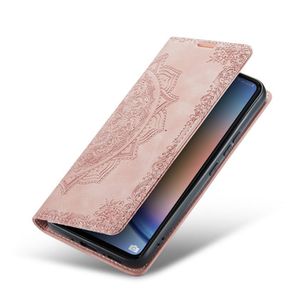 Mandala Design Slim Bookcase - Samsung A54 - Roze