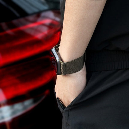 Hoco Premium Nylon Watch Strap - iWatch 42/44/45/49mm - Zwart