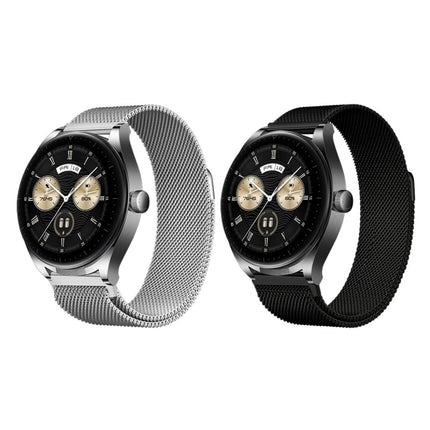 Hoco WH02 - Universal Milanese Watchband - 22mm - Zilver